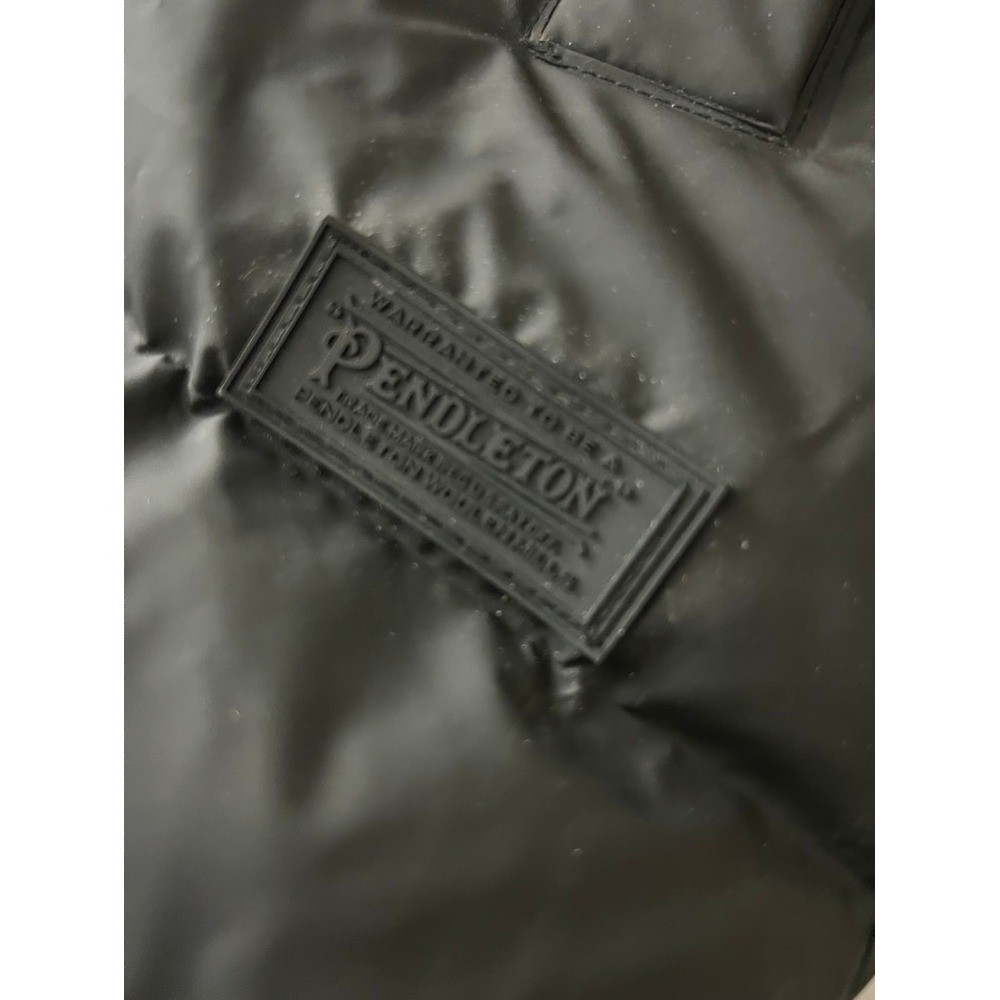 Pendleton Vancouver Puffer Jacket Womens M Black Hooded Long Down Fill Coat - Picture 8 of 14